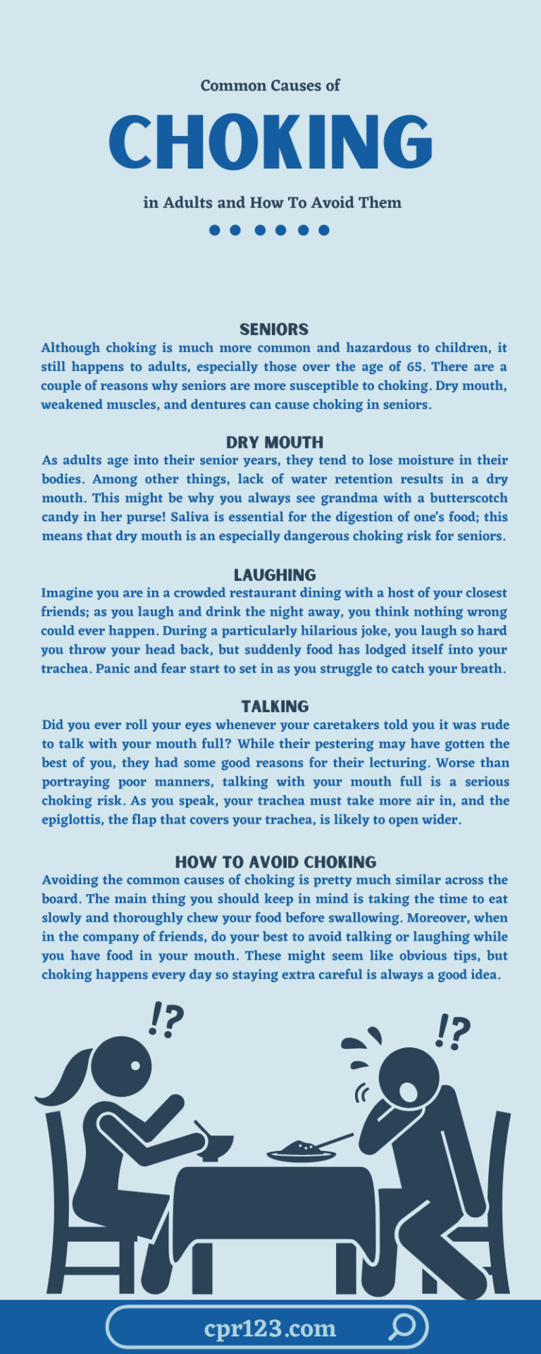 Common Causes of Choking in Adults and How To Avoid Them