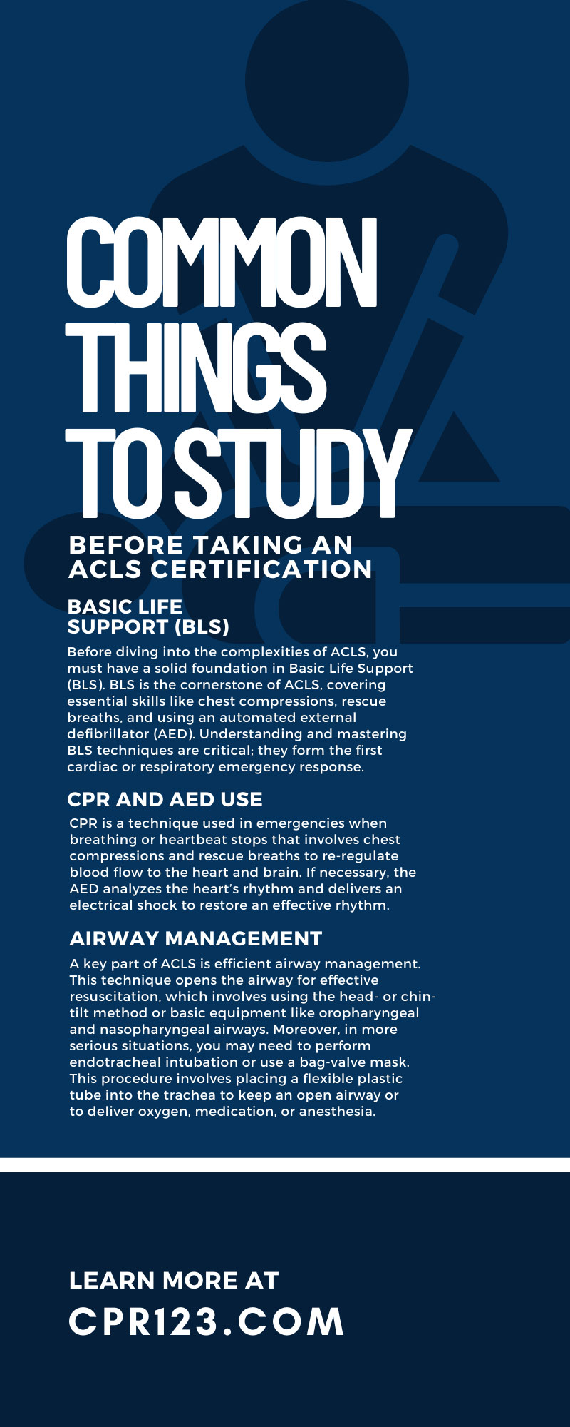Common Things To Study Before Taking an ACLS Certification
