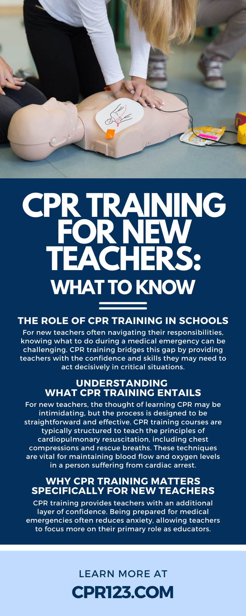 CPR Training for New Teachers: What To Know